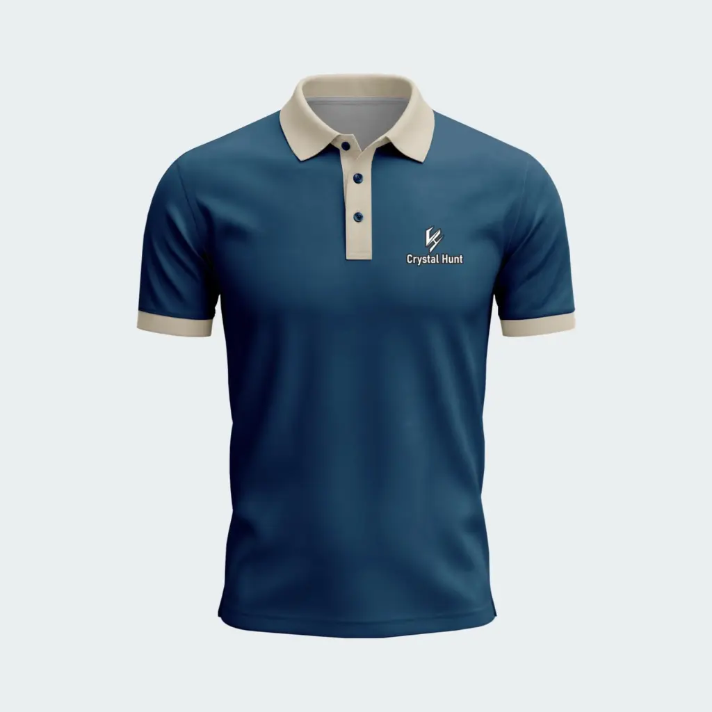 Custom Navy Blue Polo Shirt