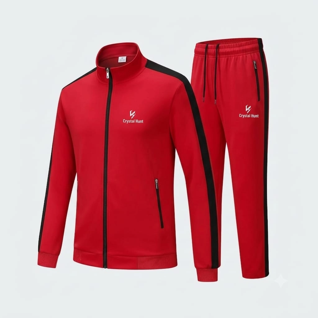 Custom Red Tracksuit